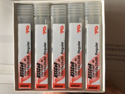 韩国YG养志园高钴CO8 高速钢含钴白钢刀 4刃 加长高速钢白钢铣刀