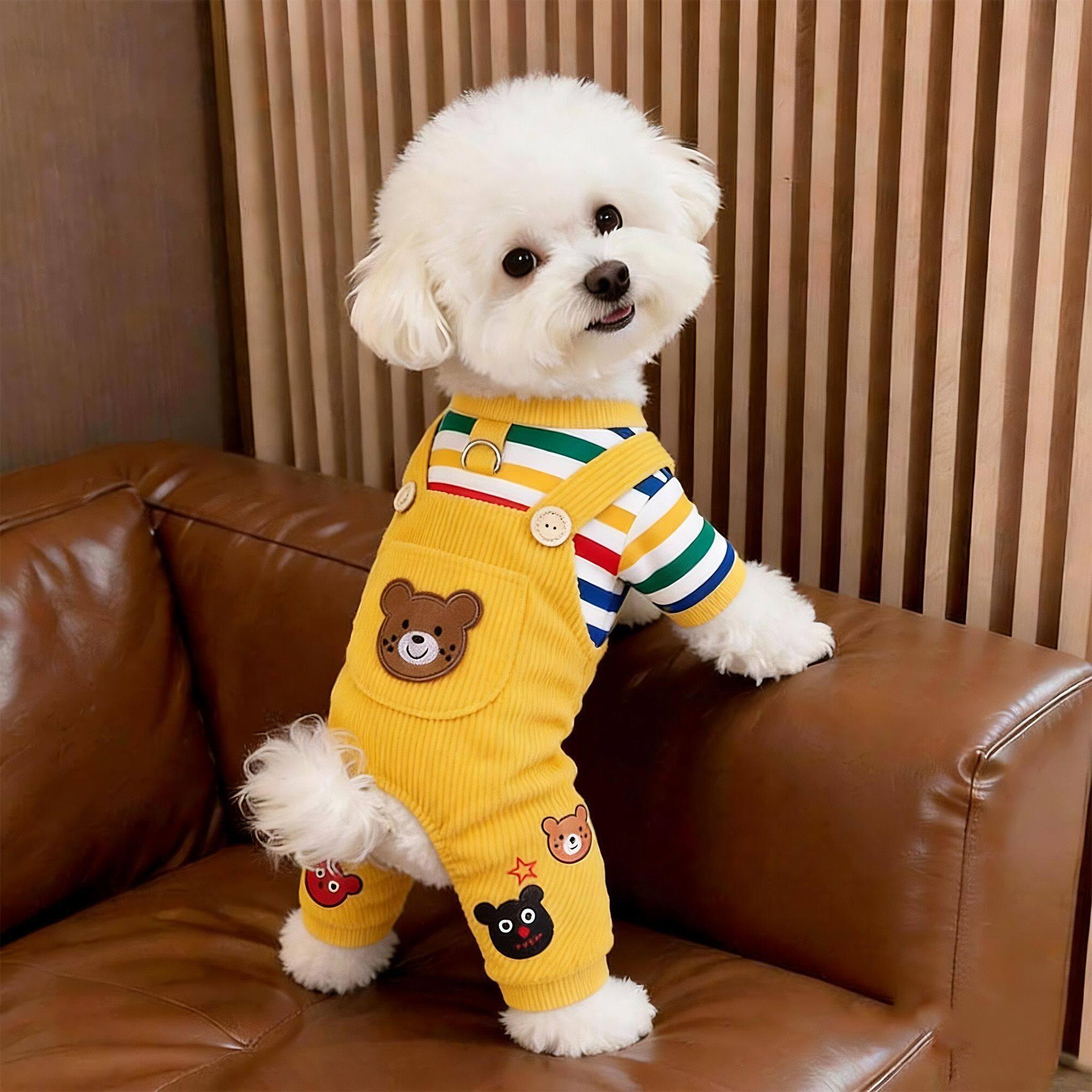 狗狗衣服秋冬款宠物比熊泰迪牵引