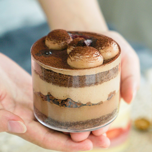 200ml圆形慕斯杯加厚甜品台透明