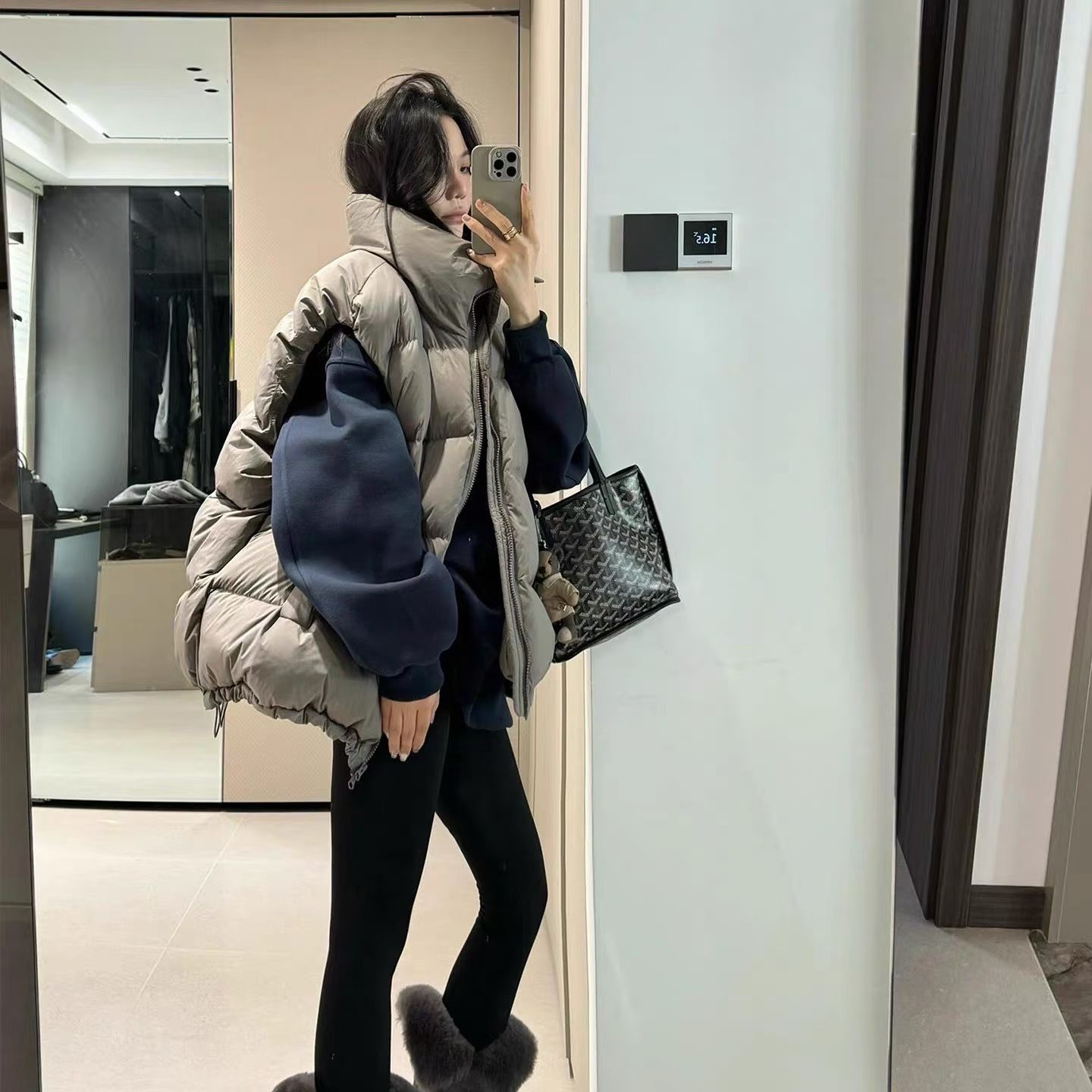 羽绒马甲女冬2025新款中长款