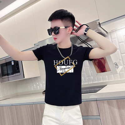 夏季小个子男士短袖t恤2025新款