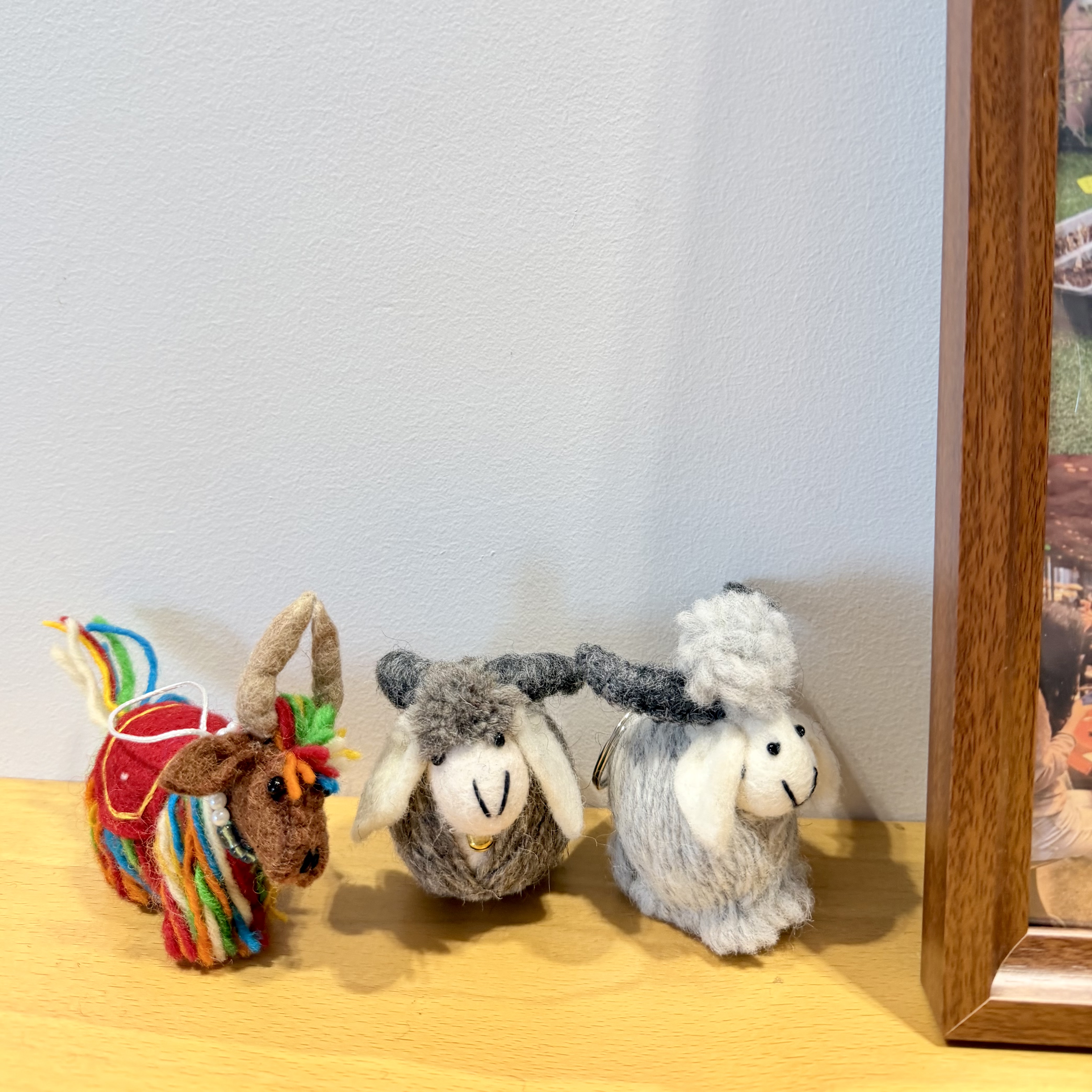 尼泊尔手工羊毛毡可爱牦牛包挂件钥匙扣车载挂饰书桌摆件创意礼物