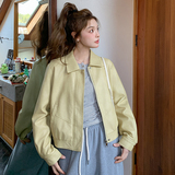 春季新款现货数据好机车风复古皮衣外套1532610P130K198，女装皮衣，浙宝153