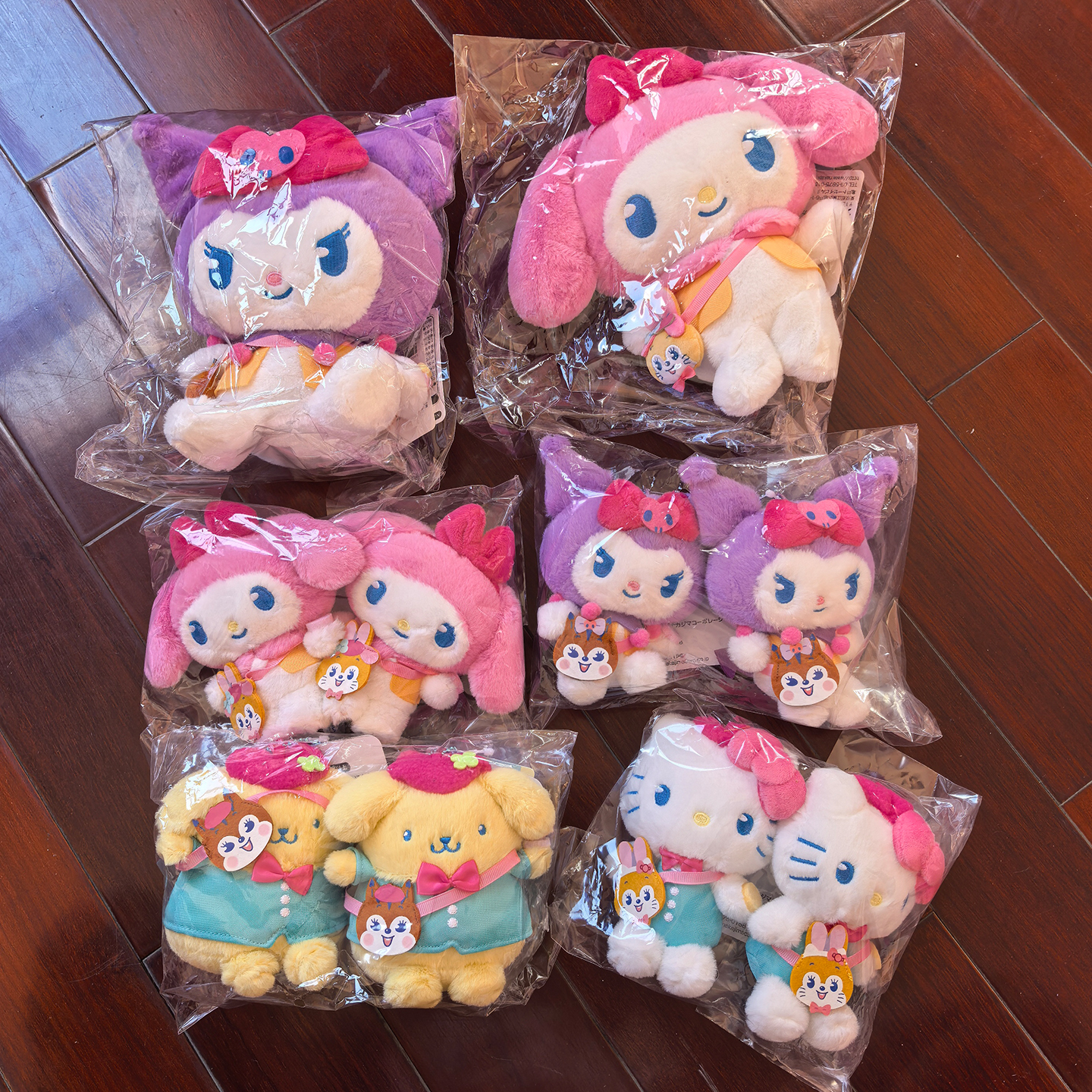 国内现货 日本进口三丽鸥美乐蒂波子汽水糖系列毛绒公仔挂件挂饰