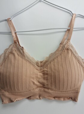 美背内衣女无钢圈运动背心文胸聚拢吊带抹胸学生少女蕾丝性感裹胸