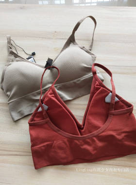 丁螺GNNo1品牌小众设计抹胸U字背内衣文胸学生吊带裹胸美背潮牌女