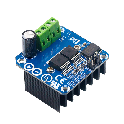 大功率智能车电机驱动板模块 BTS7960 43A限流控制半导体制驱动