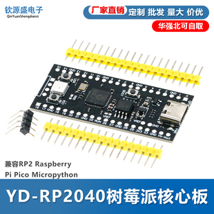 YD-RP2040树莓派核心板兼容RP2 Raspberry Pi Pico Micropython