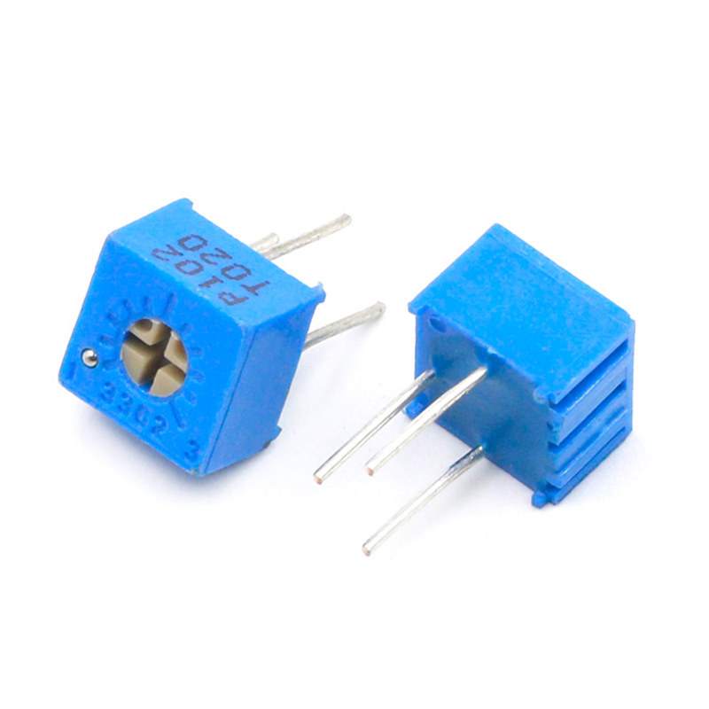 3362P电位器精密可调电阻站立式50K/1M/5/500/2/20/200/100欧10K