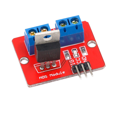 irf520驱动模块mos管单片机