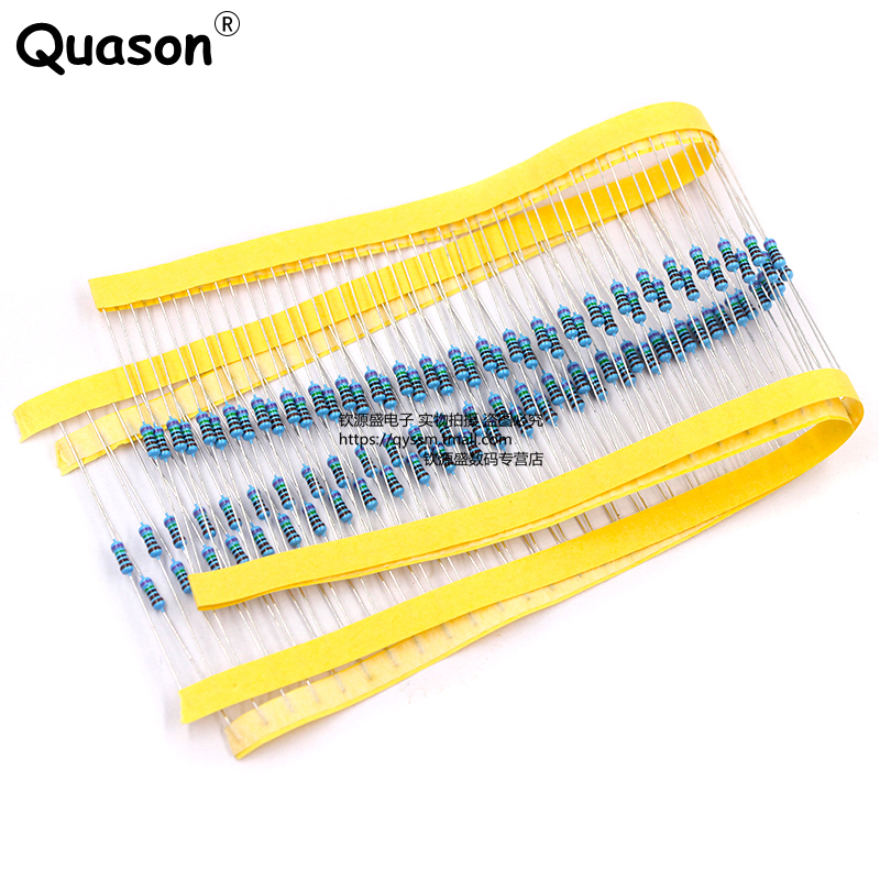 Quason 10K 1/4W½ðÊôĤµç×è 1% ÎåÉ«»·0.25W ±à´ø×°100Ö»1.5Ôª
