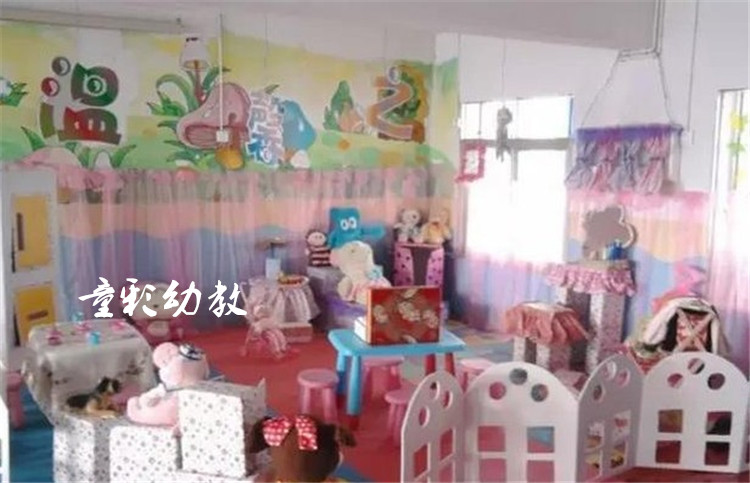 幼儿园区角网纱装饰大厅走廊吊饰图片