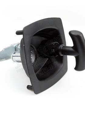 黑色面板锁 MS858CT型锁工程车汽车门方锁机罩锁迫紧面板锁压门锁