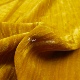 垂感 布料面料DIY 黄色竖条纹不规则肌理压皱百褶金丝绒天鹅绒服装