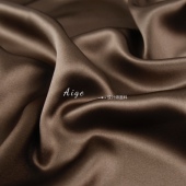 套装 面料西装 衬衣布料DIY 咖啡棕色进口三醋酸缎高档服装 光泽垂感