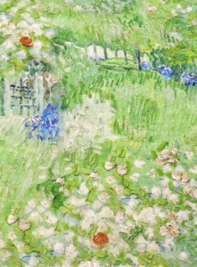 绿野仙踪垂感透气 草绿色油画碎花印花丝麻天丝亚麻布料旗袍面料