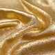 奢华金属感 垂感抗皱金色织金丝化纤缎面布料礼服连衣裙摄影面料