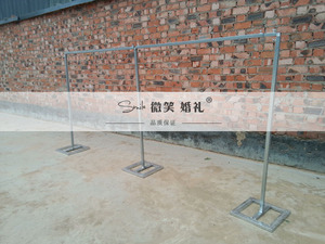 包邮/婚庆道具背景架 加厚方管背景架/园亭喜亭架子背景纱幔架子