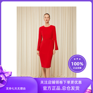 SongofSong2023秋冬中国红时尚 气质连衣裙5C63505130