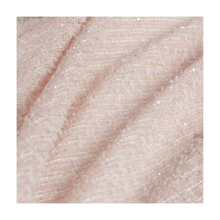 七彩之韵意大利Tweed小香风编织轻薄镂空飘带粗花呢服装定制面料