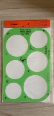 美国进口泰米TIMELY珠宝首饰设计绘图规板87M手绘模板尺 手绘工具