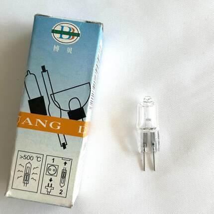 12V50W裂隙灯泡 苏州六六视觉鹤牌YZ-5E YZ-5CS1眼科照相显微镜