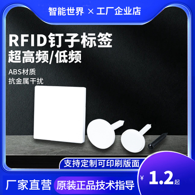抗金属rfid钉子标签超高频U8芯片