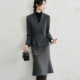 气质沙漏腰 羊毛高级秋冬职业西装 服外套小个子套装 OFFIY 25新款