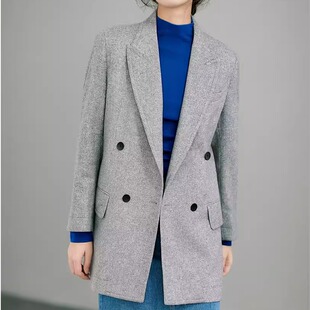 大牌平替秋冬毛呢廓形西装 X走秀款 外套 OFFIY有帆高级羊毛系列