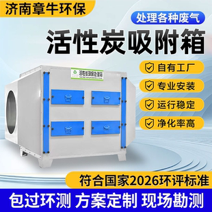 漆雾过滤器工业二级环保废气除臭处理设备一体机 活性炭吸附箱干式