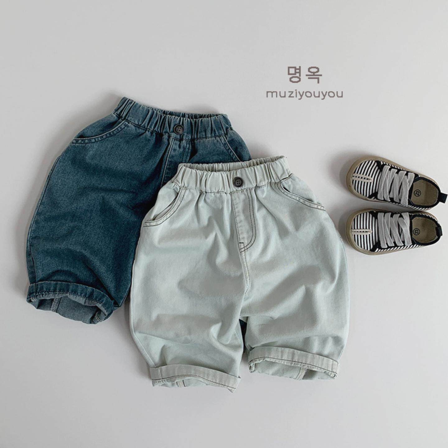 儿童长裤2026春夏新款男女童薄款牛仔裤小童宝宝韩版宽松阔腿裤子