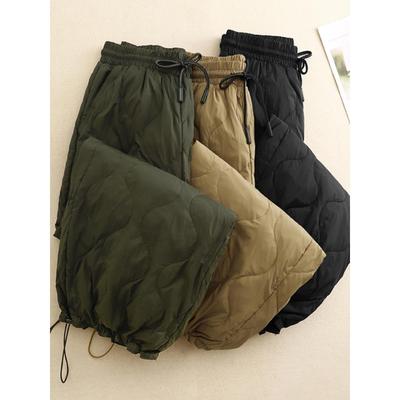 外贸撤柜轻薄羽绒裤女冬季