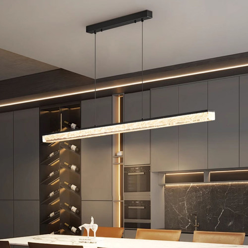 现代简约LED鱼线餐吊灯