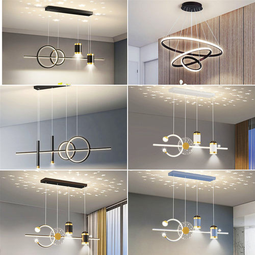 餐厅吊灯铁艺简约现代网红个性