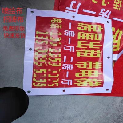 喷绘布广告布防水招牌布灯箱布户外加厚写真招牌灯布喷绘定制包邮