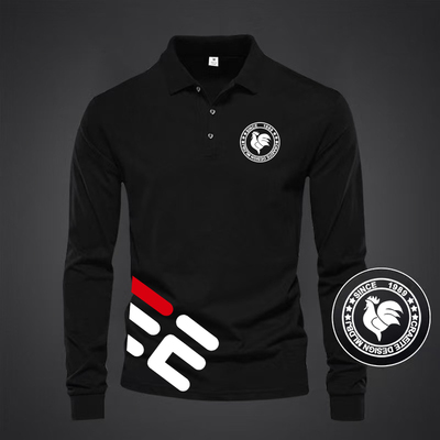 2025秋季新款高级印花商务POLO衫
