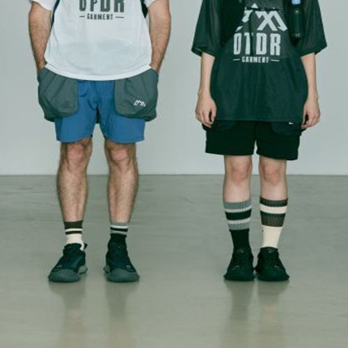 西山好牛COMFY日系户外宽松分层五分裤CMF24SS大口袋裙式机能短裤