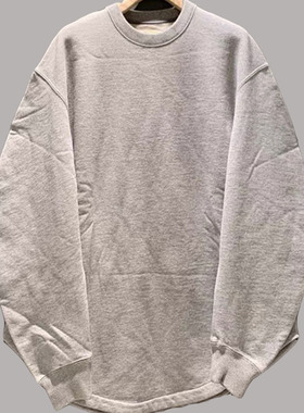 西山好牛BESMS SSZ宽松水洗加厚保暖t恤日系圆领卫衣余文乐同款潮