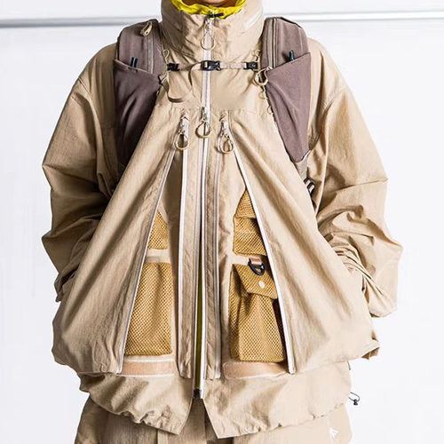 西山好牛COMFY军事风内层多口袋夹克CMF日系机能户外防风宽松外套