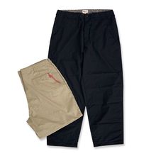 西山BEAMS SSZ 24AW日系红绳宽松阔腿休闲裤抽绳束脚坐禅裤潮薄款