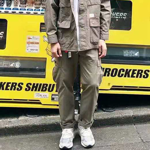 长裤水洗工装裤西山彻休闲裤