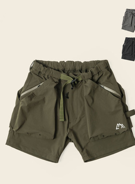 西山好牛COMFY多功能户外机能科技防水短裤CMF休闲宽松潮流五分裤