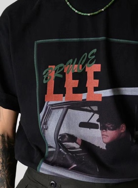 Bardoc vintage李小龙青蜂侠【售罄展示】美式复古短袖t