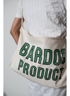 Bardoc newspaper bag【售罄展示】帆布字母印花斜挎报童邮差包