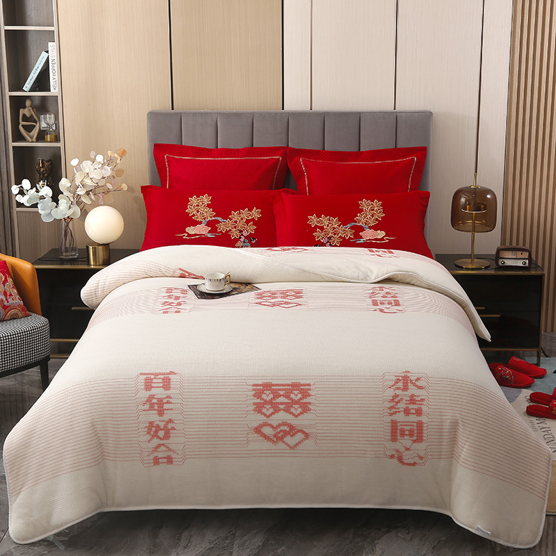 双喜婚庆新疆加厚纯棉花被子