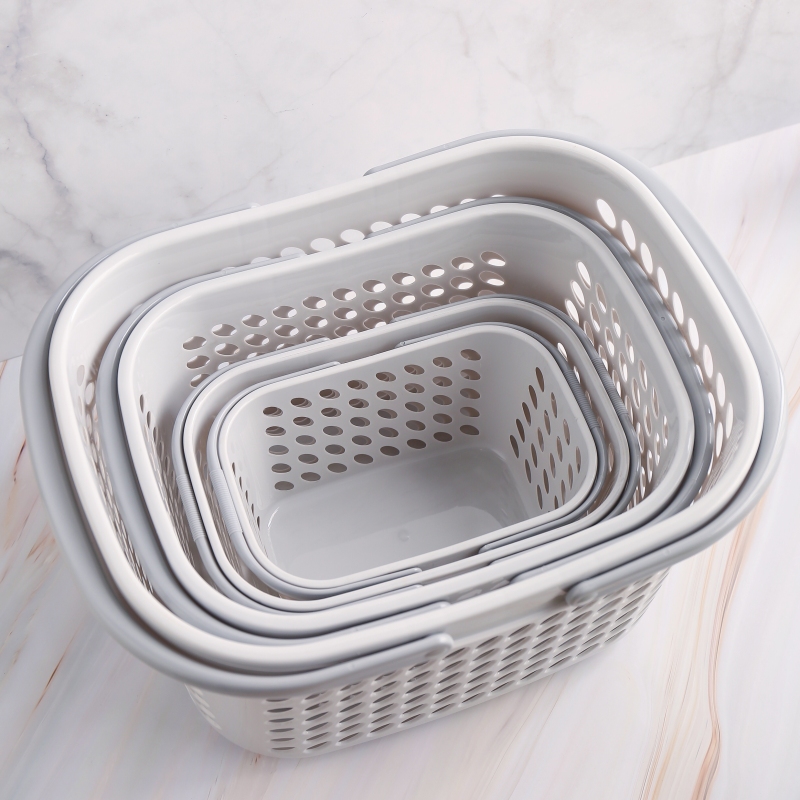 乔峰加厚提篮购物篮塑料手提篮