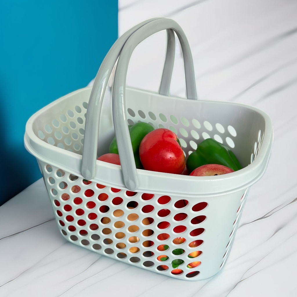 乔丰原厂手提篮塑料篮加厚款