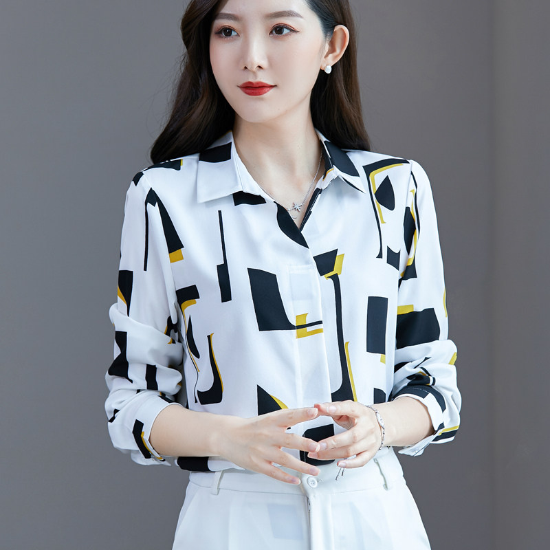 胖妹妹秋装加肥加大女装200斤适合胖人的上衣雪纺显瘦洋气衬衫