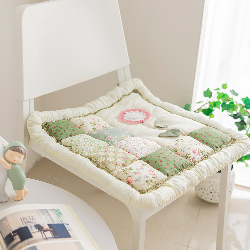 韩式小清新加厚防滑椅子垫