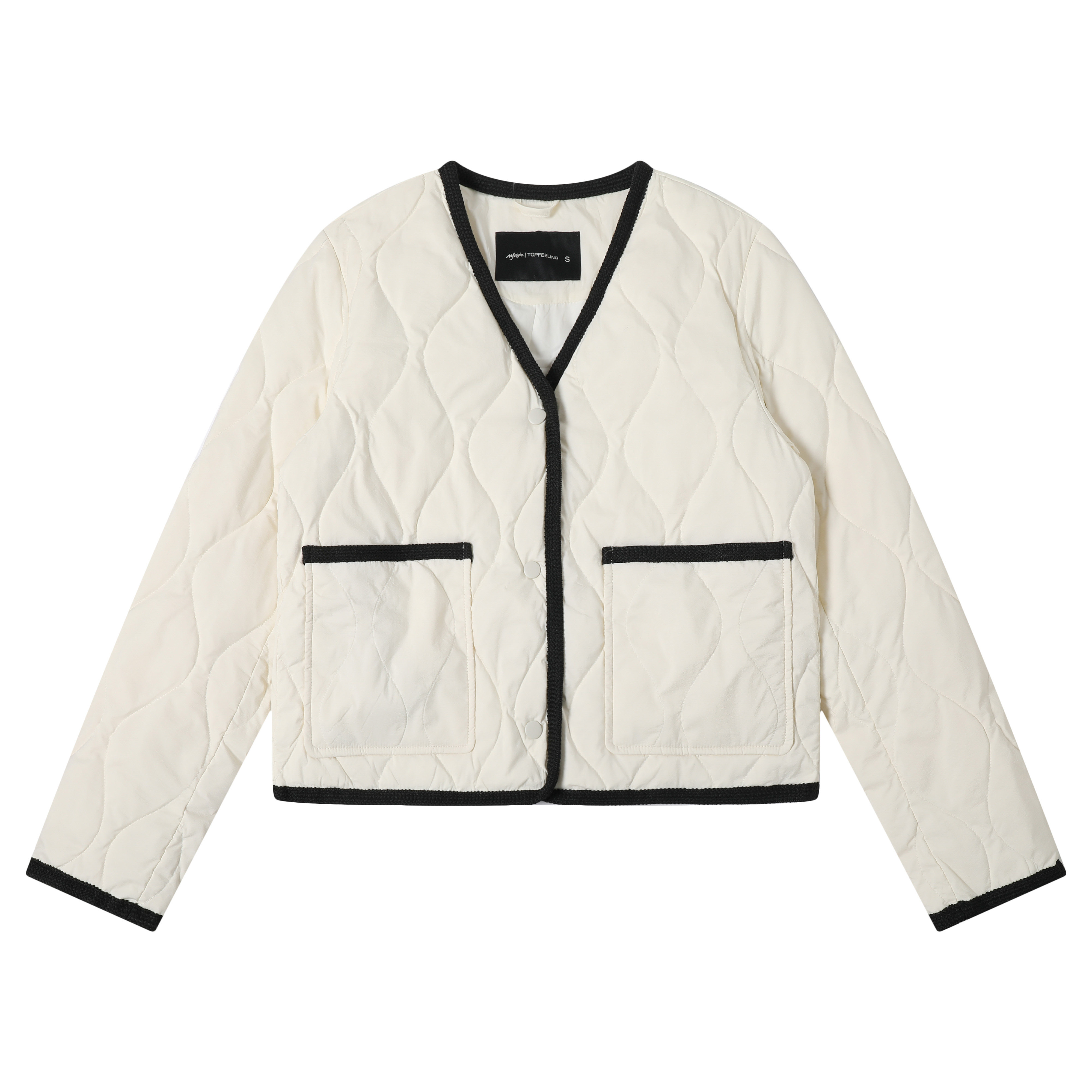 mj线下同款女式小香风轻薄款羽绒服15001